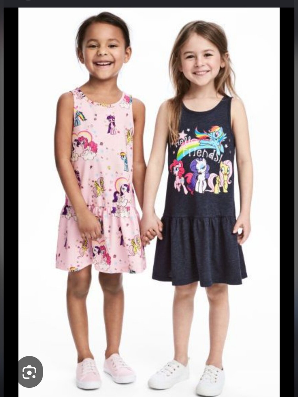 Hasbro girls dress My Little Pony with characters Friends sleeveless size 4T